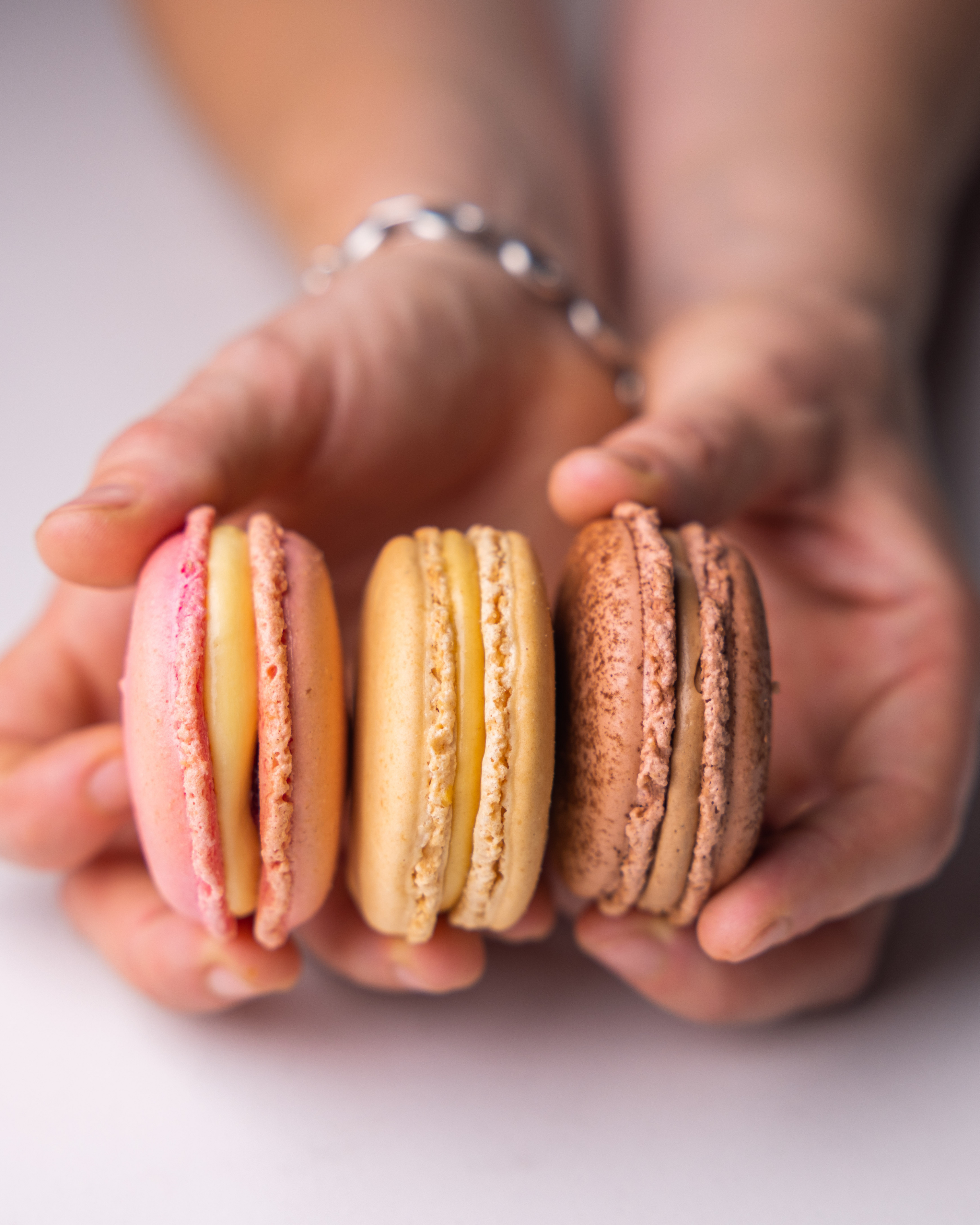 Salted caramel and hazelnut macaron (GF) - Breadfren Bakery – Breadfern ...