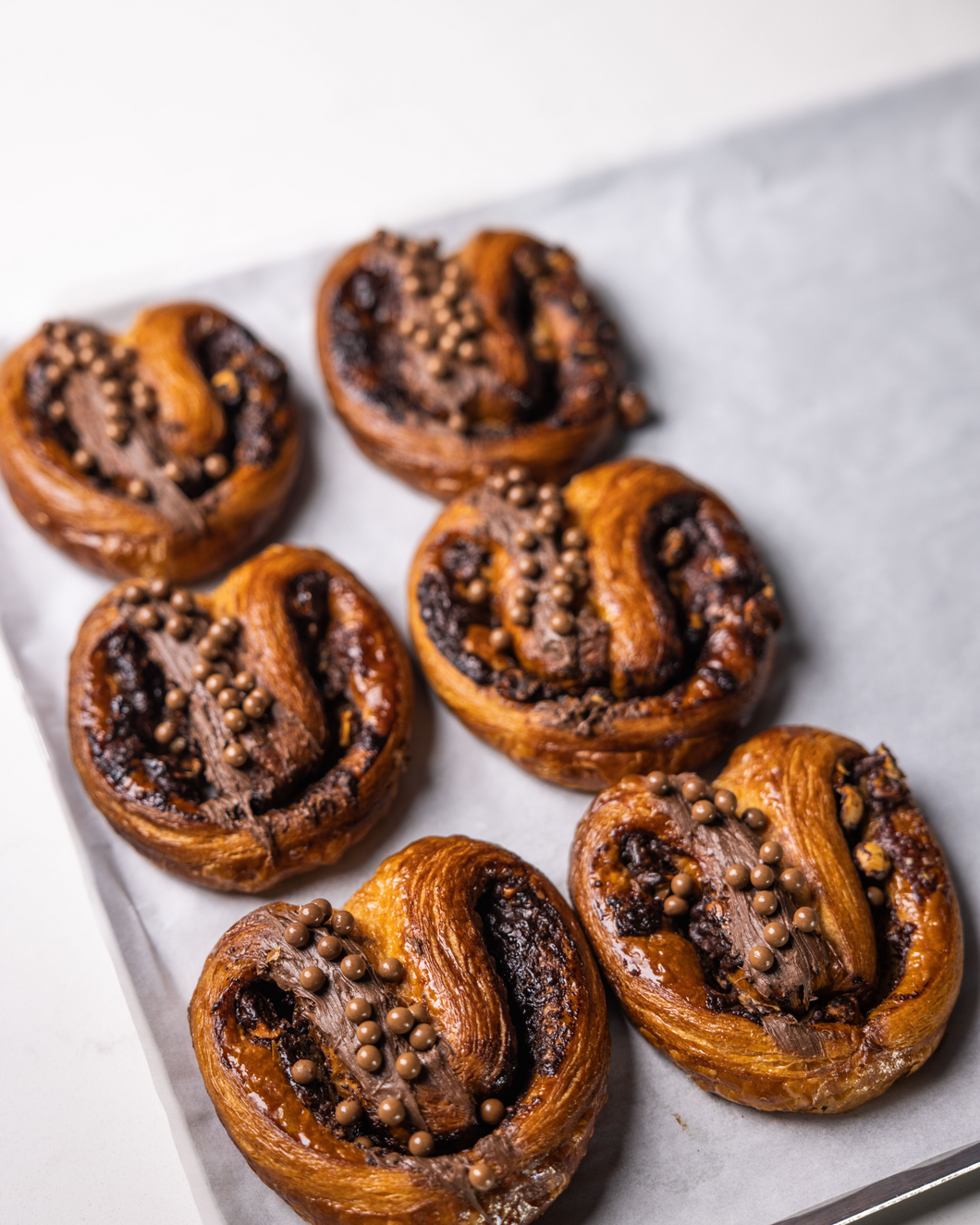 Hazelnut chocolate croissant