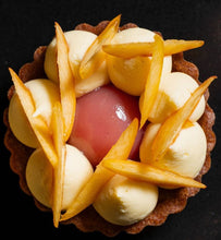 Load image into Gallery viewer, Peach mascarpone tart

