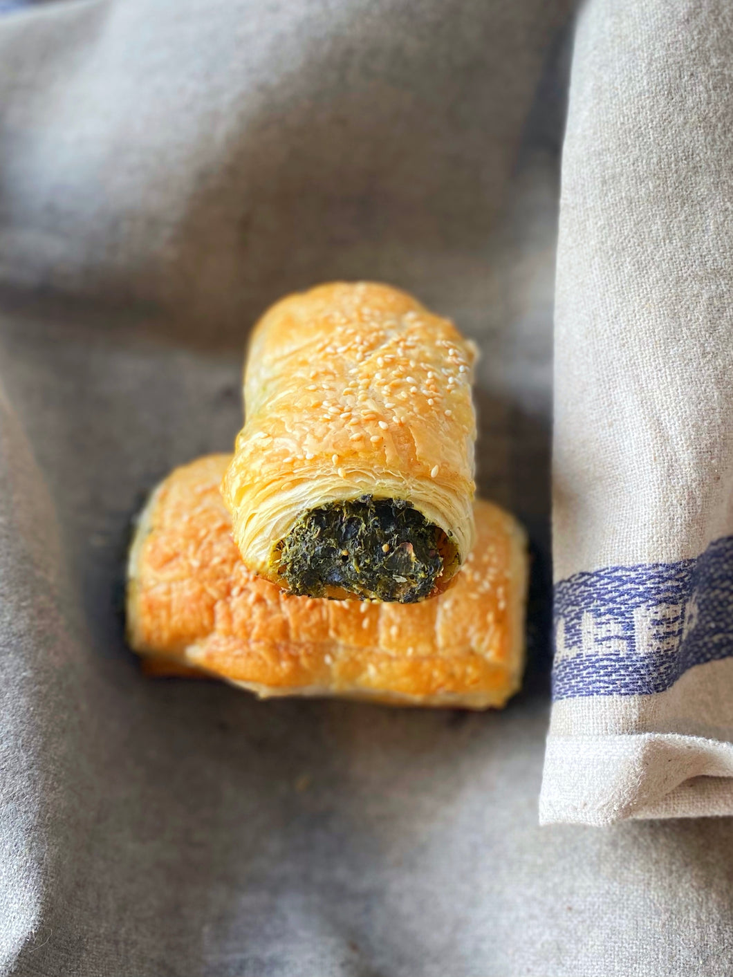 Feta and spinach roll - Breadfern Bakery